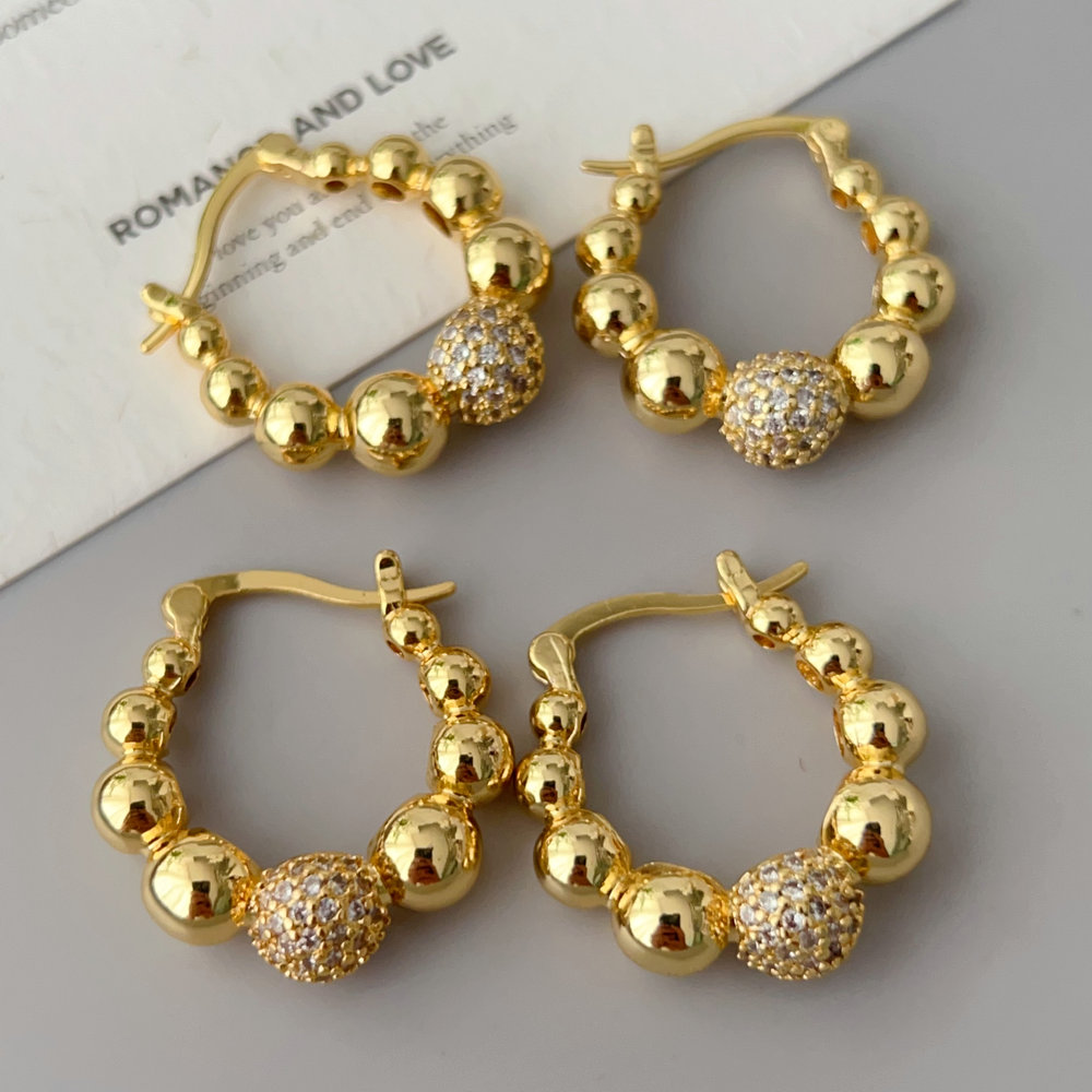 Pave ball hoop