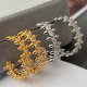 Pave fashion earrings