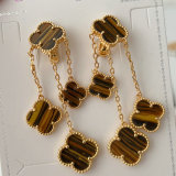 colorful clover earrings
