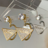 Pave parada earrings