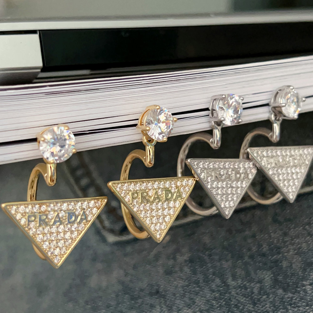 Pave parada earrings