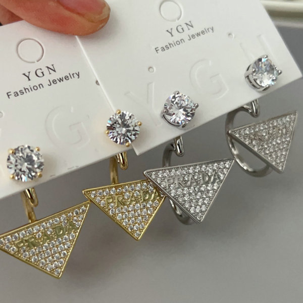 Pave parada earrings