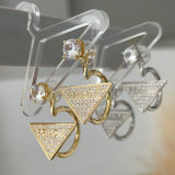 Pave parada earrings