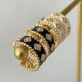 Enamel flower hoop
