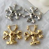 Metal tb earrings