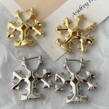 Metal tb earrings