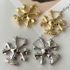 Metal tb earrings