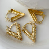 Triangle shaped earrings