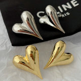 Metal heart earrings