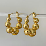 Gold ball hoop