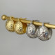 Metal ball earrings