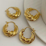 Metal twist hoop