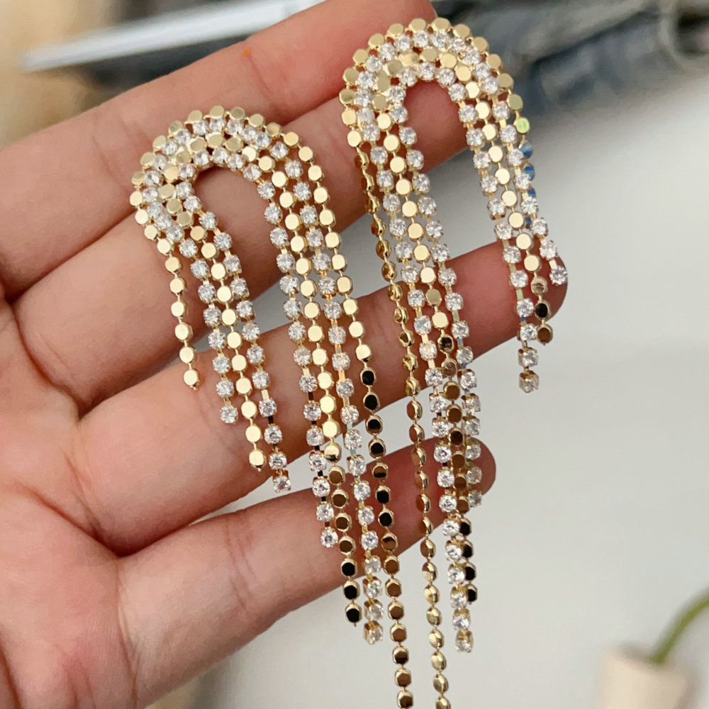 Fashion tassel earrings