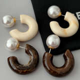 Pearl acrylic hoop