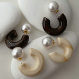 Pearl acrylic hoop