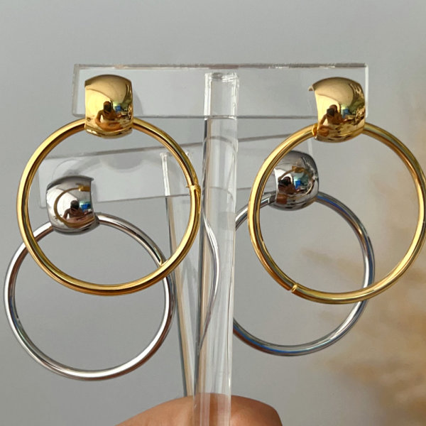 Chunky circle hoop