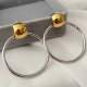 Chunky circle hoop