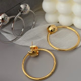 Chunky circle hoop