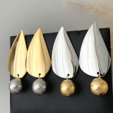 Leaf chunky earrings