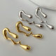 Curved Line Earrings
