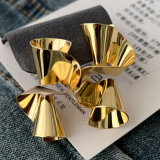 Metal s shape earrings