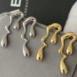 Curved Line Earrings