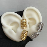 Metal twist hoop