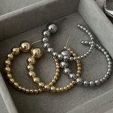 Beaded hoop