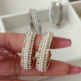 U pearl hoop