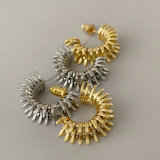 Metal earrings