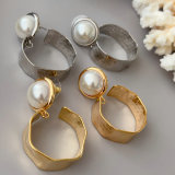 Big chunky circle earrings