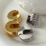 Chunky metal earrings