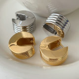 Chunky metal earrings