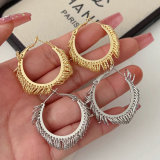 Circle charm hoop