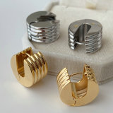 Chunky metal earrings