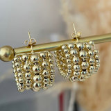 Chunky beaded earrings