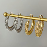 Circle charm hoop