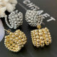 Chunky beaded earrings