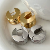 Chunky metal earrings