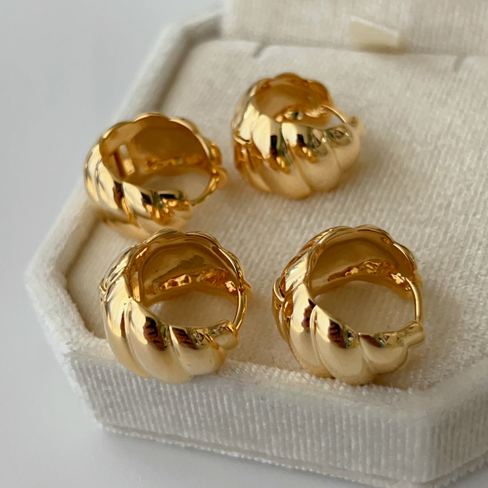 Cow horn earrings