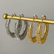 Circle charm hoop