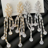 Blig pave crystal tassel earrings