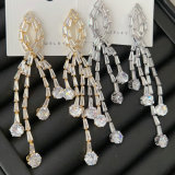 Blig pave crystal tassel earrings