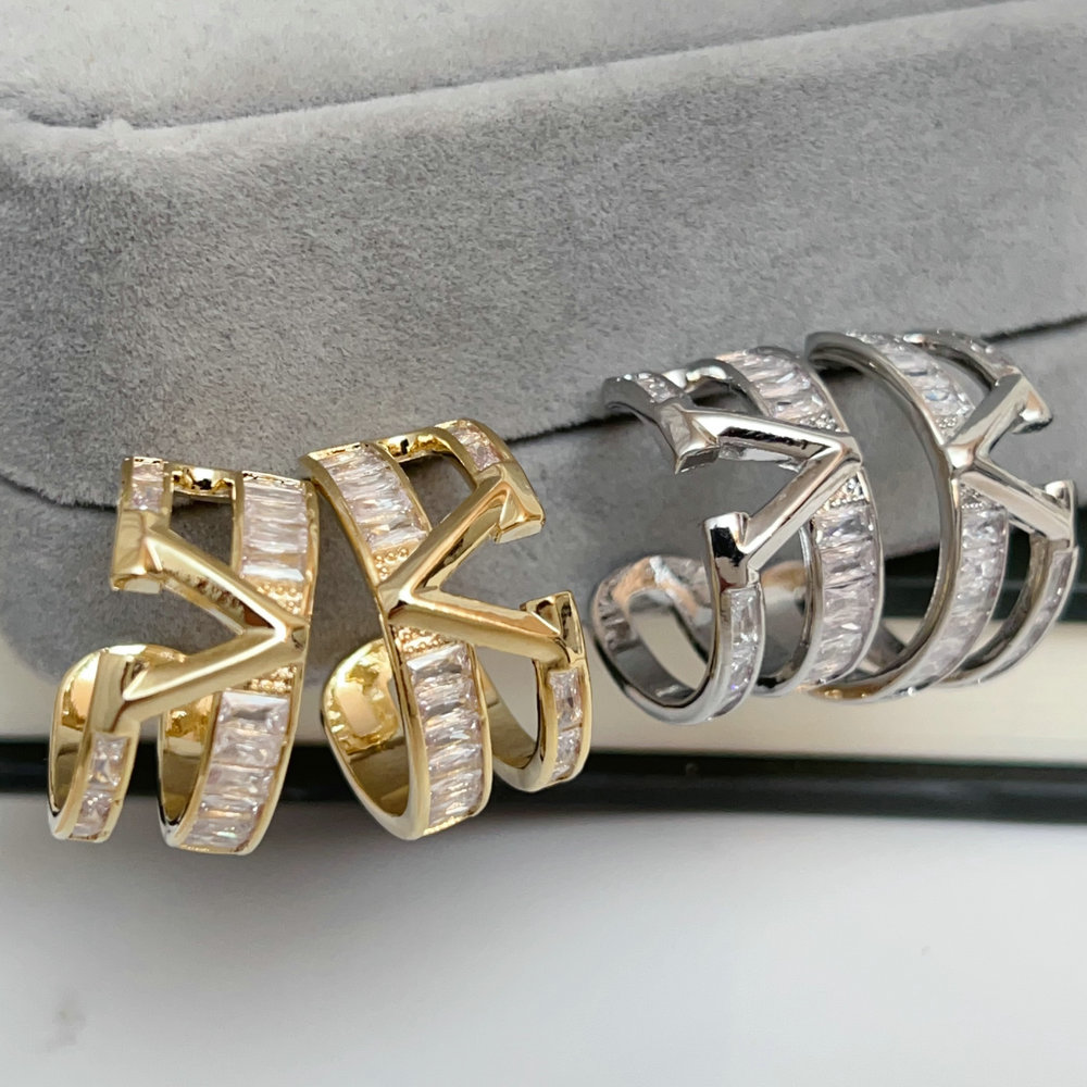 Pave zircon hoop