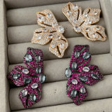 Pave Butterfly earrings