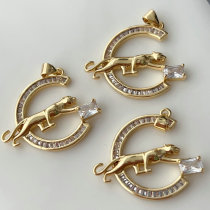 Pave tiger charm