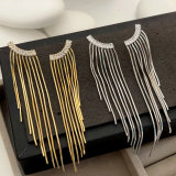 Chain tassel earrings