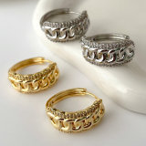 Pave chain hoop