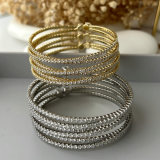 Chunky crystal cuff