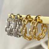 Pave chain hoop